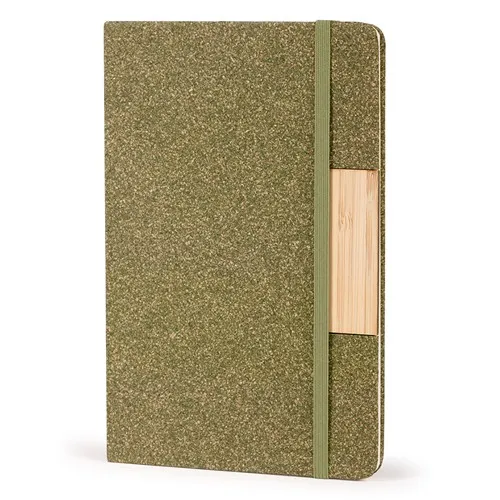 Bloc-notes écologique Marc de Thé & Liège personnalisable