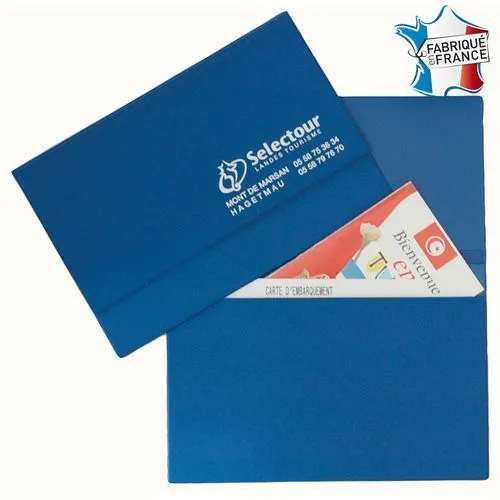 Pochette voyage "Tourisme 2 poches"