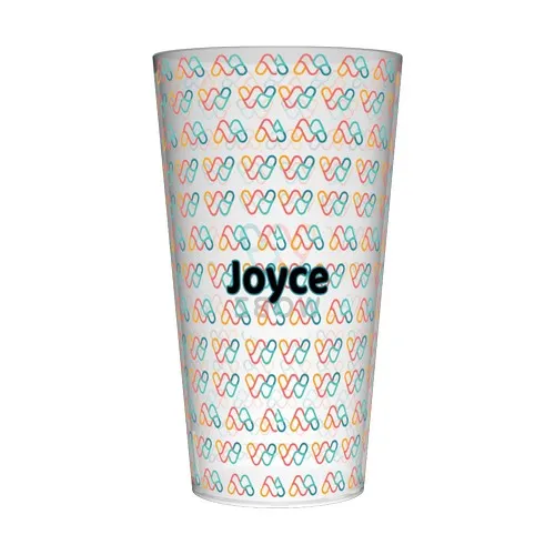 Verre mojito Fresh blanc opaque personnalisé - Sérigraphie 1 couleur