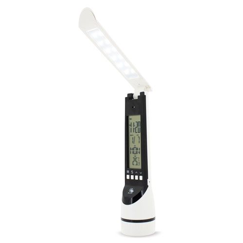 Lampe de Bureau Multifonctions Personnalisable - Horloge & Alarme