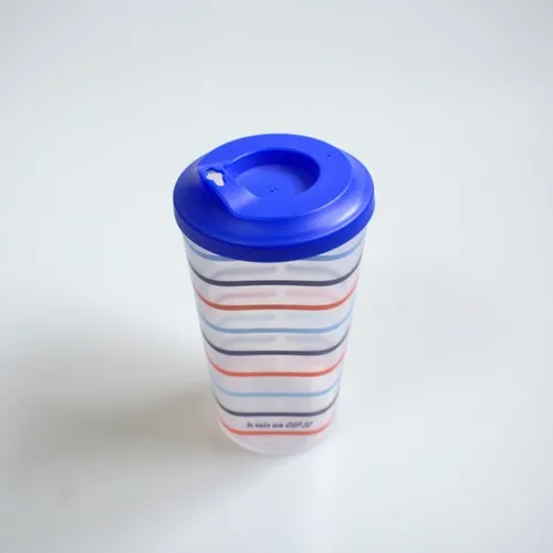 Capuchon Dôme pour Gobelet Réutilisable 30 cl - Orange Opaque