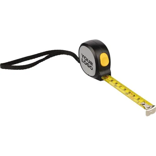 Mètre-ruban magnétique 3m personnalisable - ABS noir premium