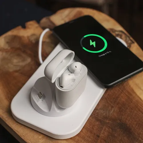 STATION DE CHARGE UNIVERSELLE 4 EN 1 AVEC CHARGEUR SANS FIL