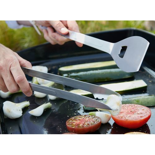 Set 3 Couverts Barbecue Acier Inoxydable avec Housse RPET