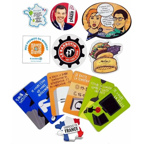 Magnets Publicitaires Sur Mesure | Fabrication Française Express 3 Jours