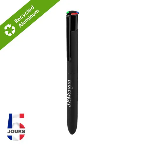 Stylo à bille 4 couleurs noir FR