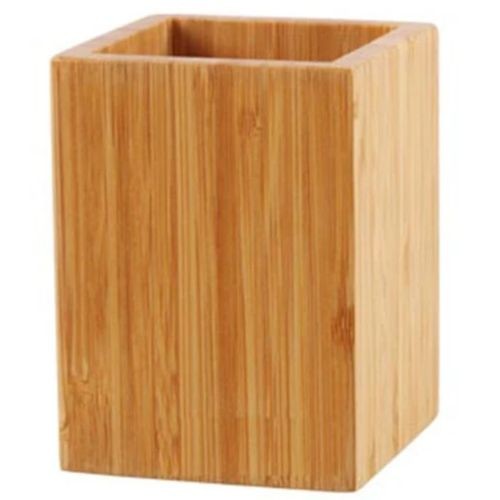 Organisateur de Bureau en Bambou Personnalisable 3 Compartiments