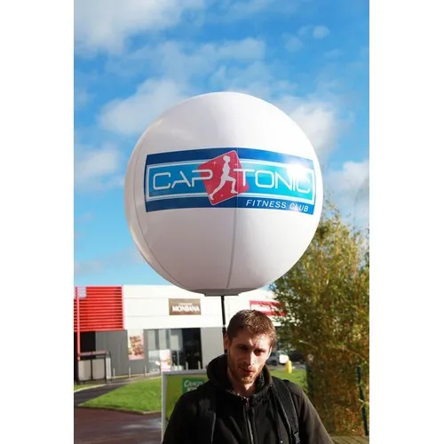 Ballon Publicitaire sur Sac à Dos - Support Mobile Street Marketing