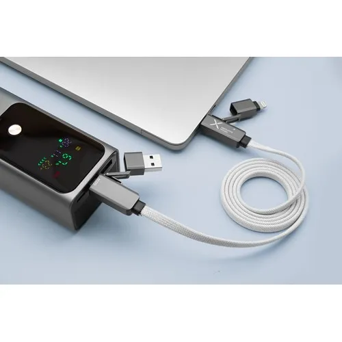 Câble blanc plat magnétique 60W