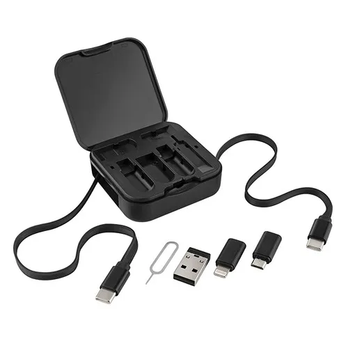 Cable data avec boîte de rangement MetMaxx