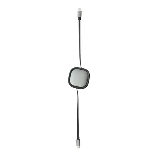 Câble de charge et de données C2C, rétractable (longueur : env. 90 cm)