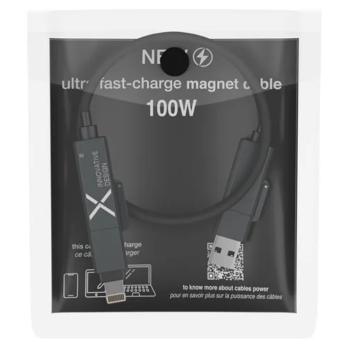 Câble magnétique silicone 100W