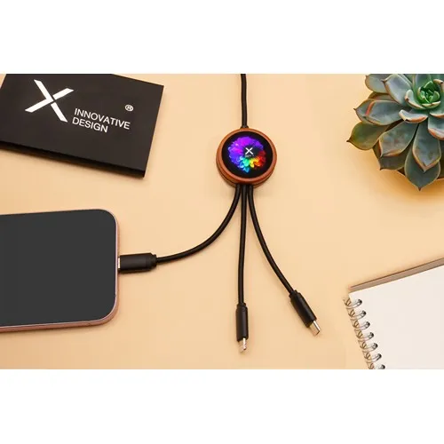 câble rond éco 5-en-1 40W FSC® 100% bambou