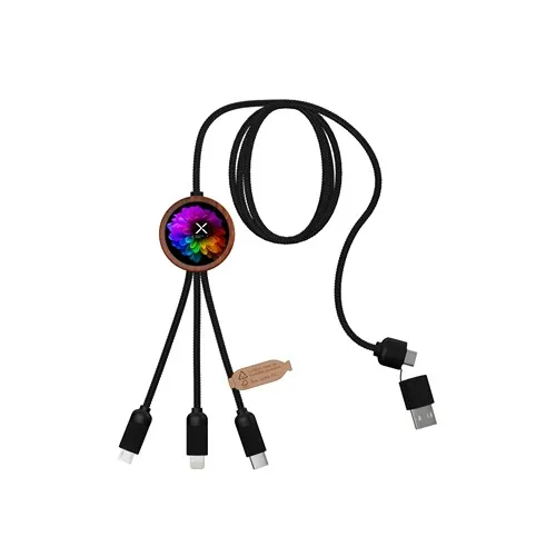 câble rond éco 5-en-1 40W FSC® 100% bambou