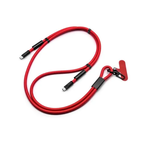 Câble USB-C Tour de Cou – Charge 60W & Transfert de Données