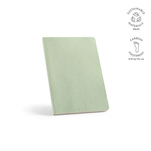 Carnet Dostoïevski couverture en citronnelle, 196p 80g/m²