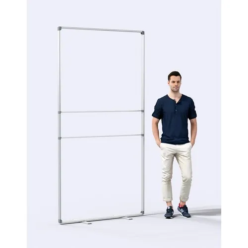 Cadre aluminium autoportant 120x200cm