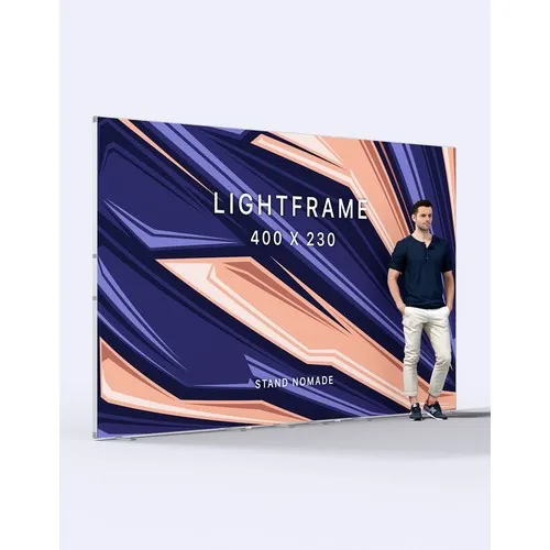 Cadre aluminium autoportant 400x230cm