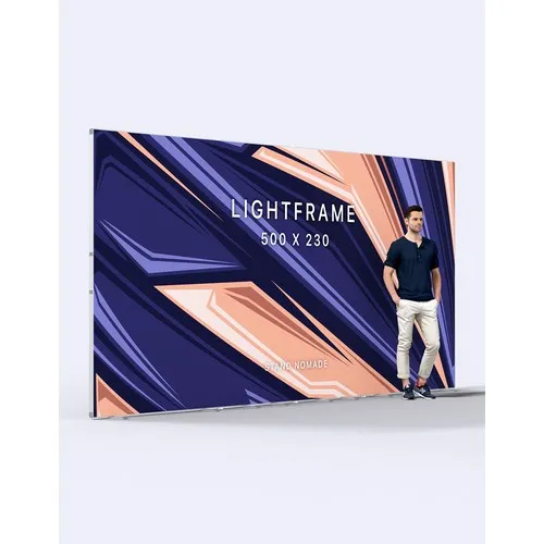Cadre aluminium autoportant 500x230cm