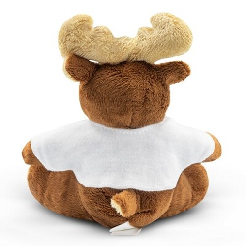 Renne en Peluche avec T-shirt Personnalisable - Comet White