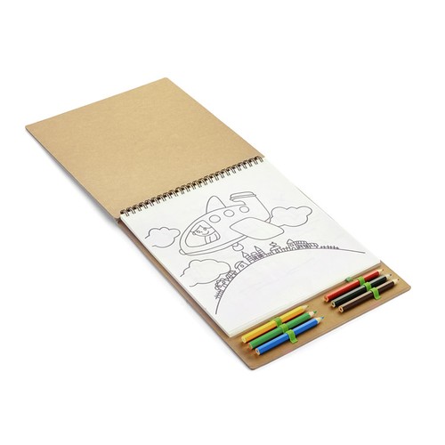 Set de Coloriage Personnalisable avec Crayons - Cadeau Enfant