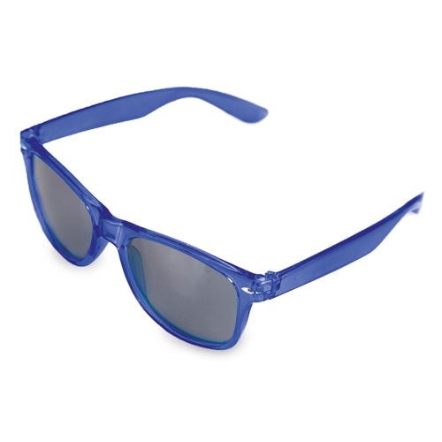 Lunettes de soleil bleues personnalisables - Protection UV 400
