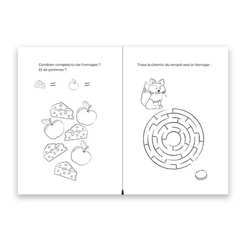 Cahier de jeux - 3-5 ans | Jean de la Fontaine