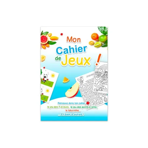 Cahier de jeux sur mesure