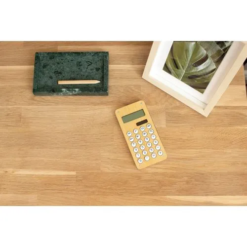 Calculatrice de poche en bambou Thomas
