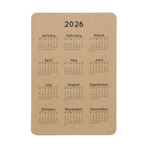 calendrier de poche personnalisable CreaDate Pocket Eco