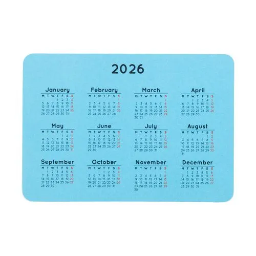 calendrier de poche personnalisable CreaDate Pocket