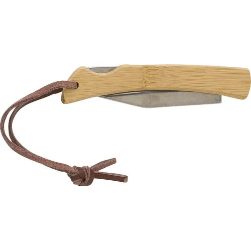 Canif en acier inoxydable et bambou Beckett