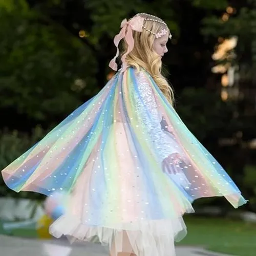 Cape PRINCESSE 75cm 3 coloris assortis