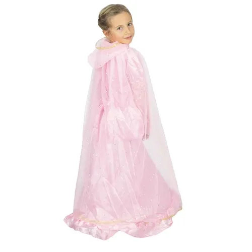 CAPE PRINCESSE PLUME BLANCHE ET ARGENT ENFANT