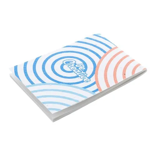 carnet de notes personnalisé en papier ensemencé CreaNote Mini Seed