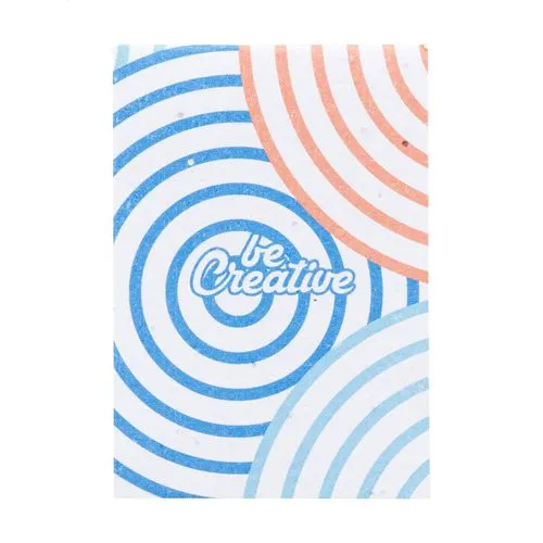 carnet de notes personnalisé en papier ensemencé CreaNote Mini Seed