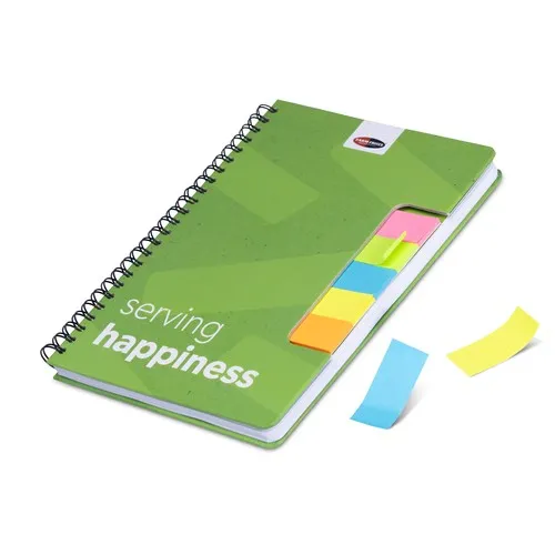 Carnets à couverture rigide et à spirale avec marque-pages