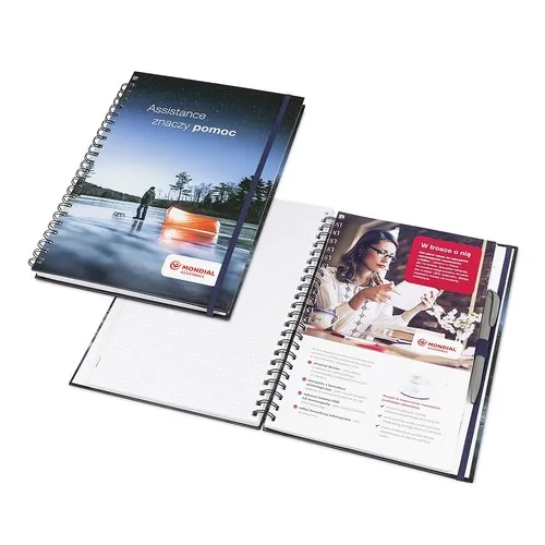 Carnets à spirale avec couverture rigide