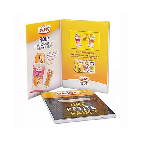 Carte / brochure / plaquette vidéo