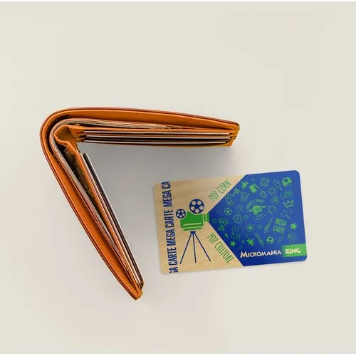 Carte de fidélité en bois Woodfid imprimée