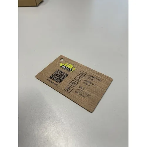 Carte de visite en bois made in France 🇫🇷
