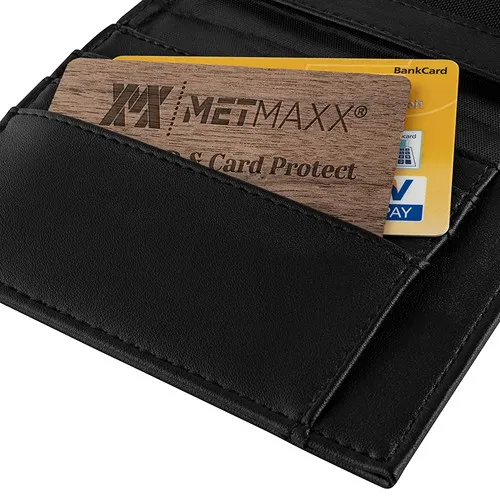 Carte en bois brouilleur RFID MetMaxx