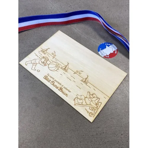 Carte postale en bois Made in France 🇫🇷
