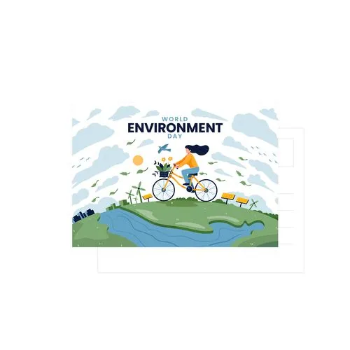 CARTE POSTALE - STANDARD 150 x 105 mm - 380G SATIMAT - IMPRESSION QUADRI RECTO SEUL - PELLICULAGE BRILLANT RECTO SEUL