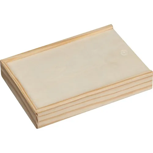 Cartes de jeu dans boîte en bois avec dé BRIAN