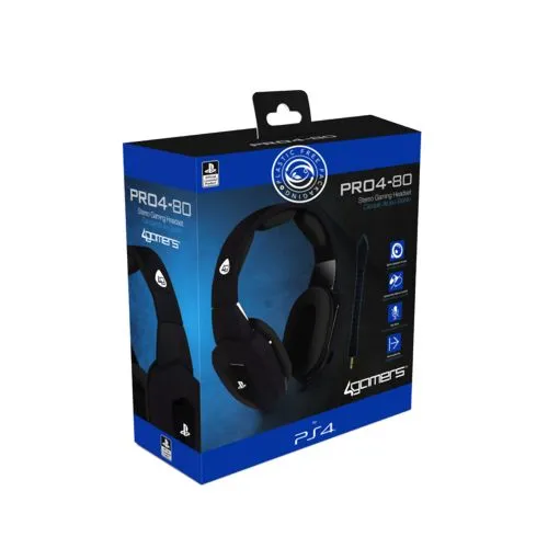 Casque PRO4-80BLK Noir sous licence Officielle Playstation