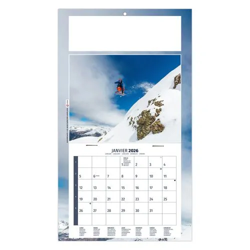 PLAQUE 1 VUE KELLY 2026 - DOS CARTON - EURO BLOC - SANS MARQUAGE