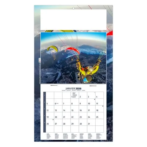 PLAQUE 1 VUE KELLY 2026 - DOS CARTON - EURO BLOC - SANS MARQUAGE