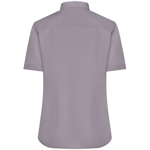 Chemise femme à manches courtes en popeline