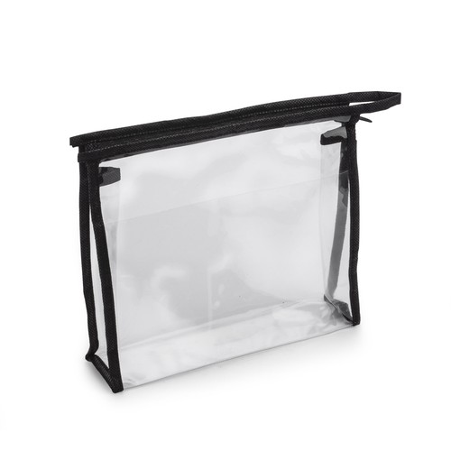 Trousse de toilette transparente personnalisable pour voyage